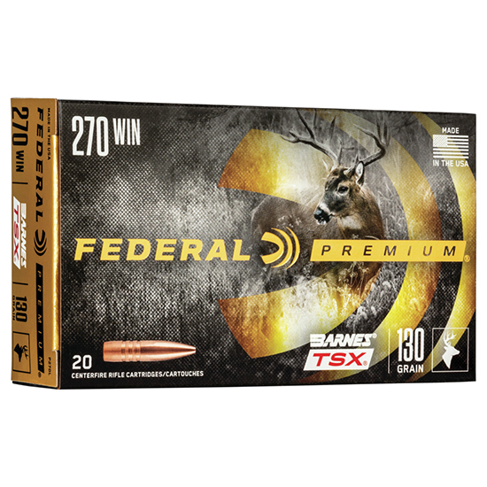 FED PREMIUM 270WIN 130GR TPL SHOCK 20/10 - Ammunition